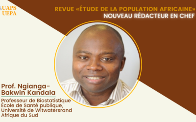 Nomination d’un nouveau rédacteur en chef de la revue « Études de la population africaine »