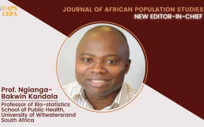 Announcing New Editor-In-Chief of Journal of African Population Studies