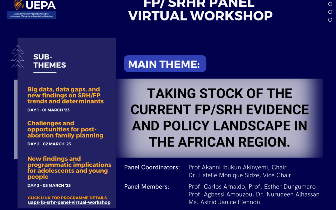 Family Planning Sexual Reproductive Health Rights Panel Virtual